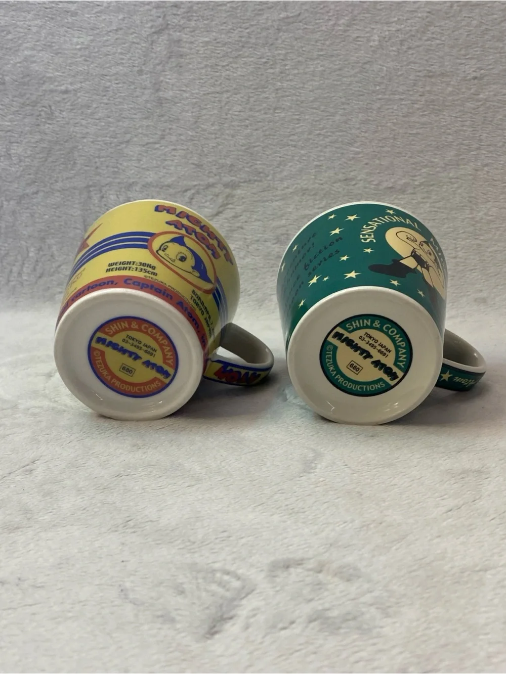Astro Boy Mug Lot Of 2 Tezuka Ions Retro Ceramic